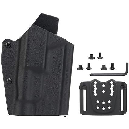ACEXIER Kydex Holster Tactique Léger pour Glock17/19/19X/45 avec TLR-1 Flashlight