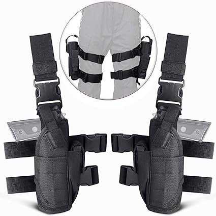 Etui Holster De Cuisse Réglable Jambe Droite Unisex-Adult pour Armée Tactique Airsoft