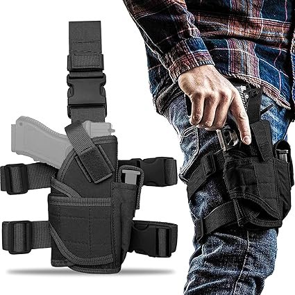 Holster Tactique pour Jambe, étui pour Pistolet Militaire